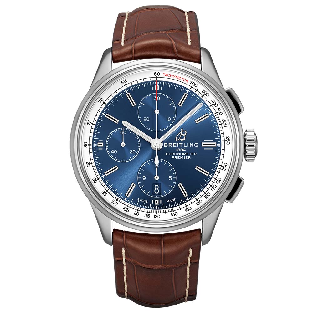 Breitling Premier 42mm Blue Dial Automatic Chronograph Gents Watch A13315351C1P1