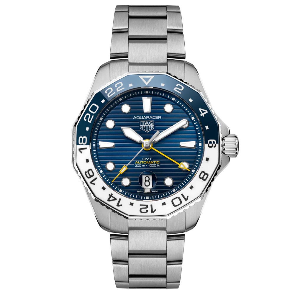 TAG Heuer Aquaracer Professional 300 GMT 43mm Blue Dial Automatic Gents Watch WBP2010 BA0632