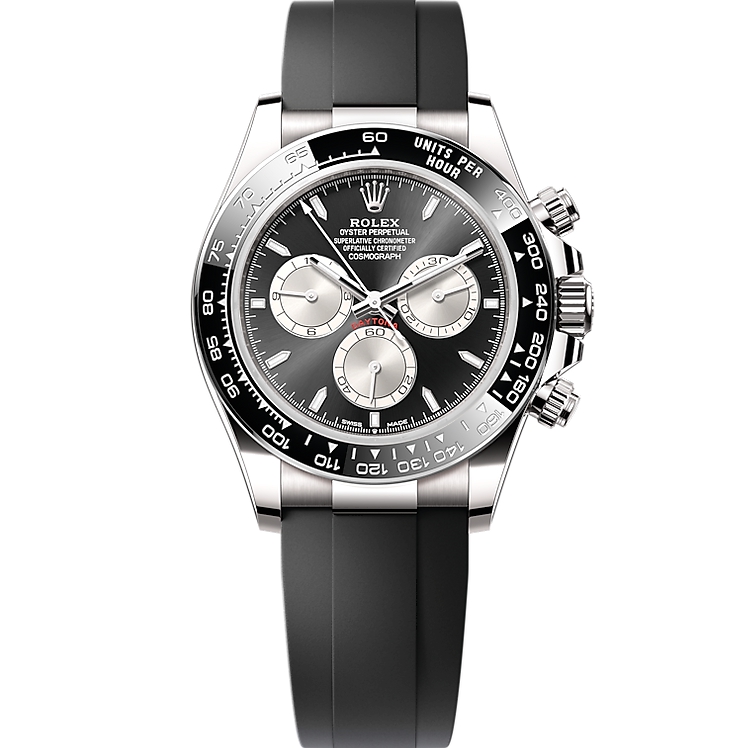 Rolex 126519LN Cosmograph Daytona White Gold OysterFlex Watch