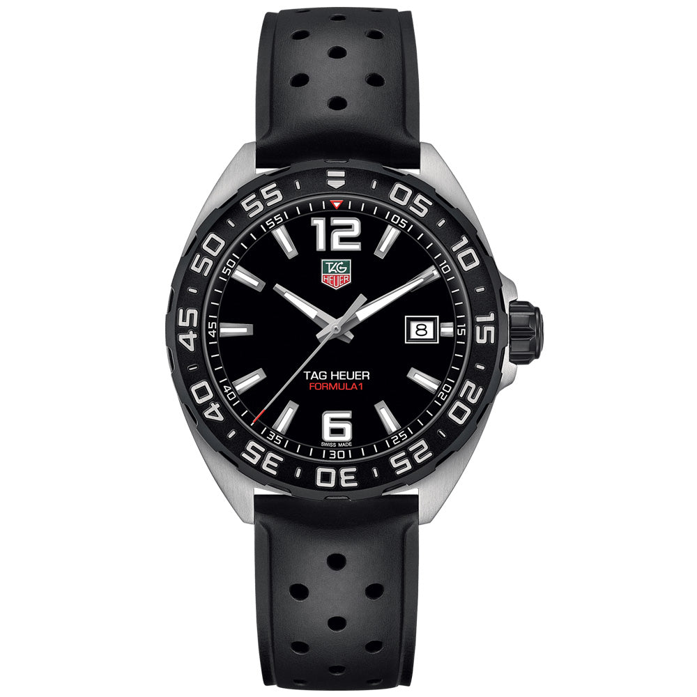 TAG Heuer Formula 1 41mm Black Dial Quartz Gents Watch WAZ1110 FT8023