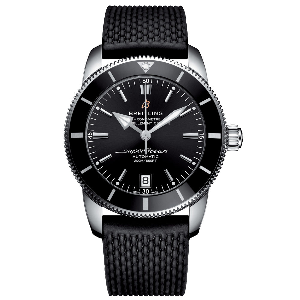 Breitling Superocean Heritage 42mm Black Dial Automatic Gents Watch AB2010121B1S1