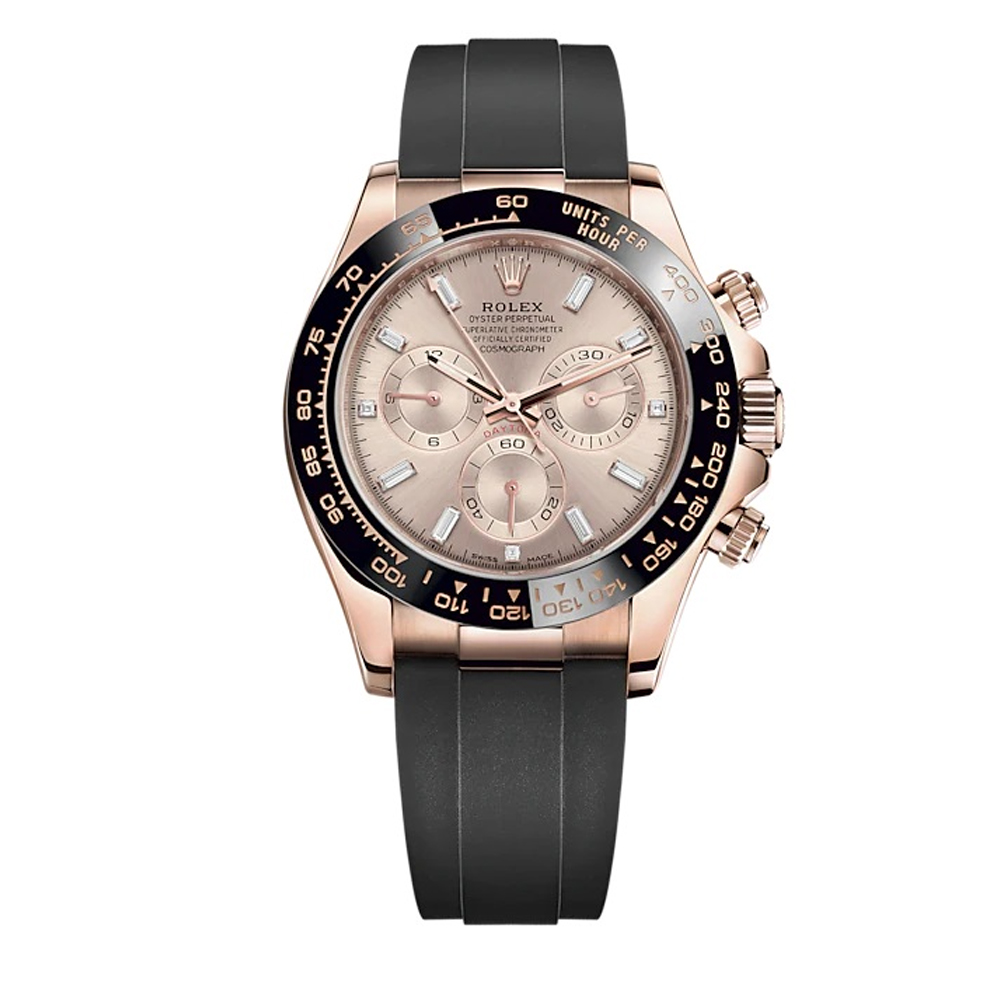 Rolex Daytona Sundust Dial 40mm Everose gold Oysterflex Strap 116515ln 0061
