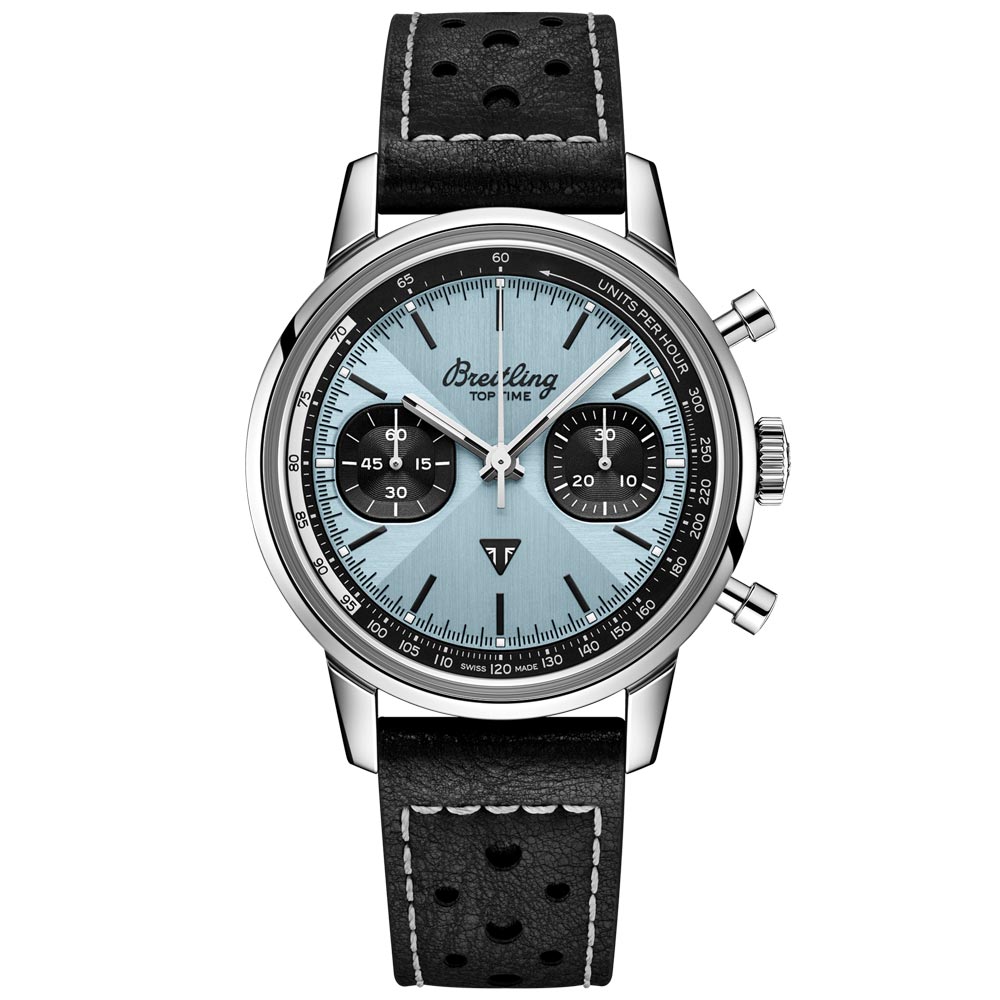 Breitling Top Time Triumph 41mm Ice Blue Dial Automatic Chronograph Gents Watch A23311121C1X1
