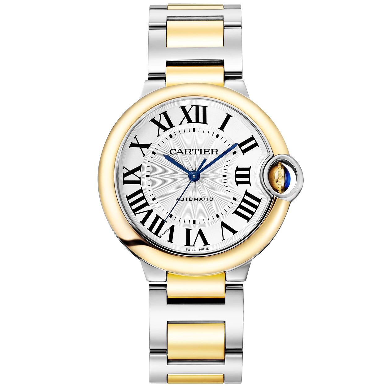 Cartier Ballon Bleu 36mm Two Tone Automatic Bracelet Watch