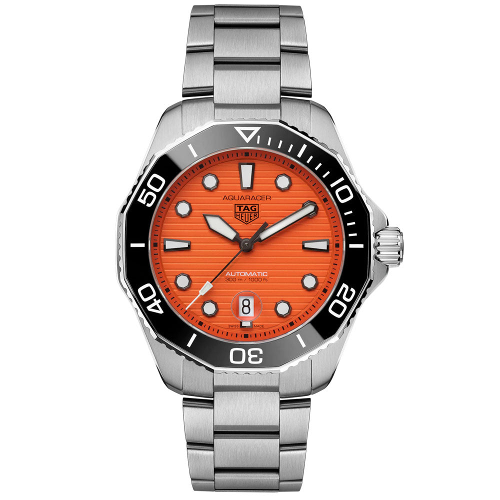 TAG Heuer Aquaracer Professional 300 Orange Diver 43mm Automatic Gents Watch WBP201F BA0632