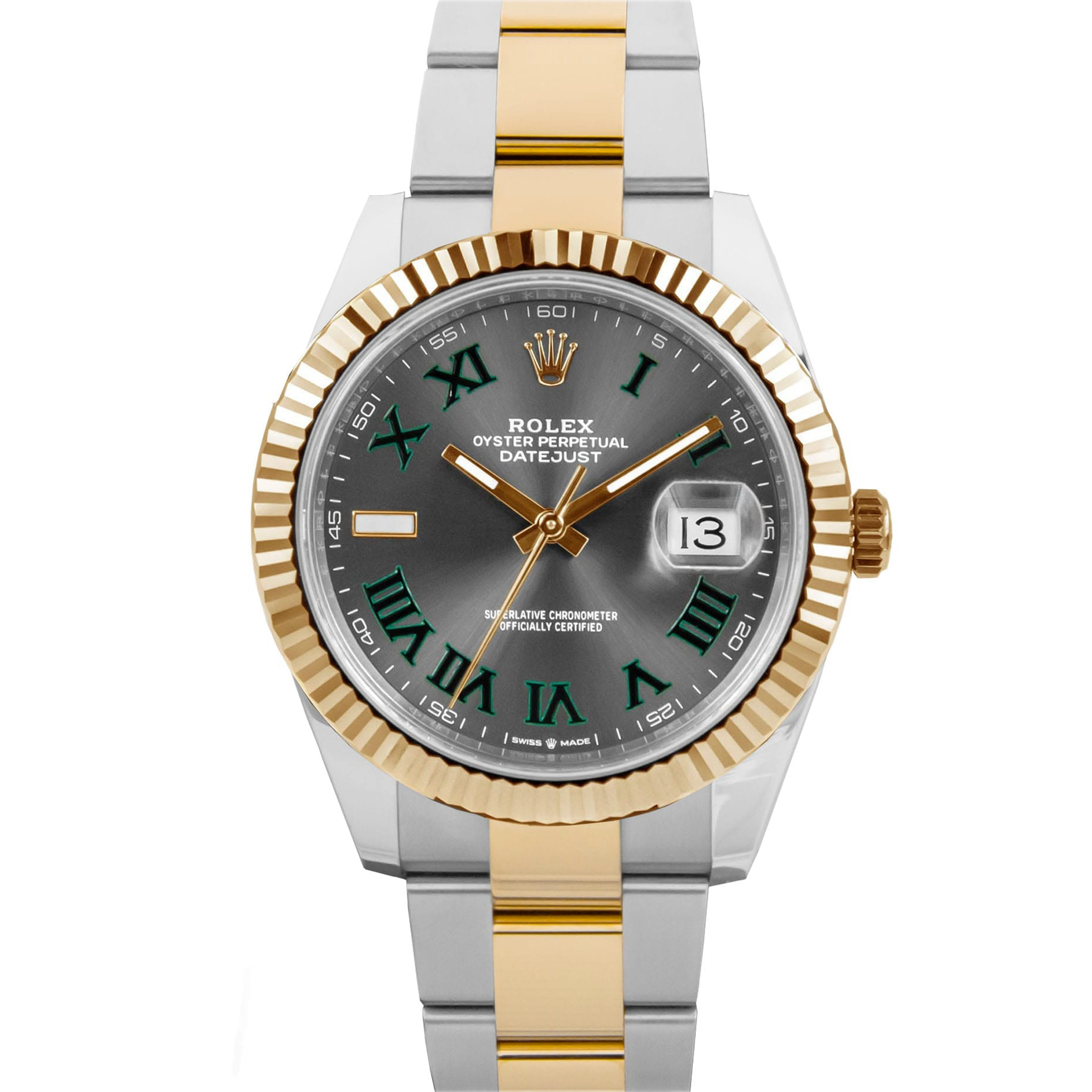 Rolex Datejust 41 Two tone Wimbledon Watch 126333 0019