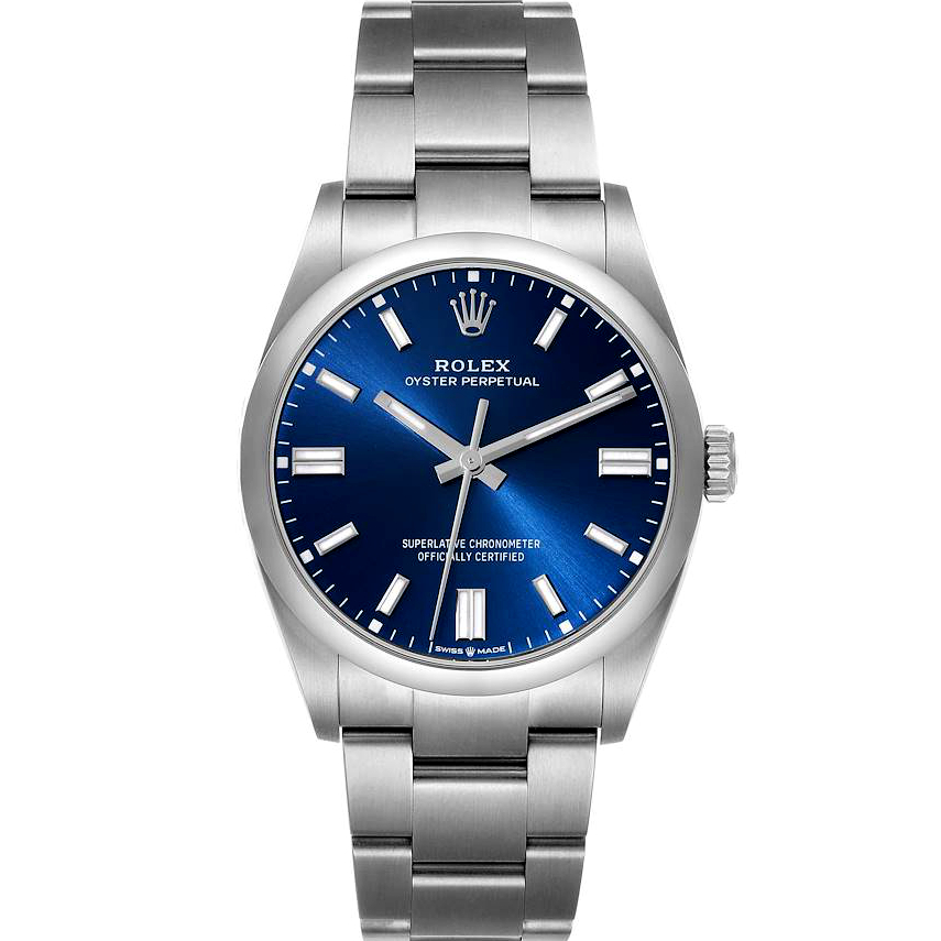 Rolex Oyster Perpetual 41 124300 Blue Dial Watch