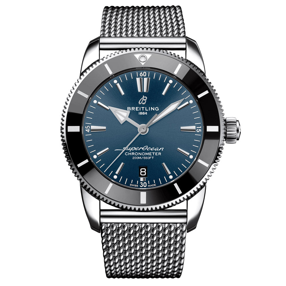 Breitling Superocean Heritage B20 44mm Blue Dial Automatic Gents Watch AB20304A1C1A1