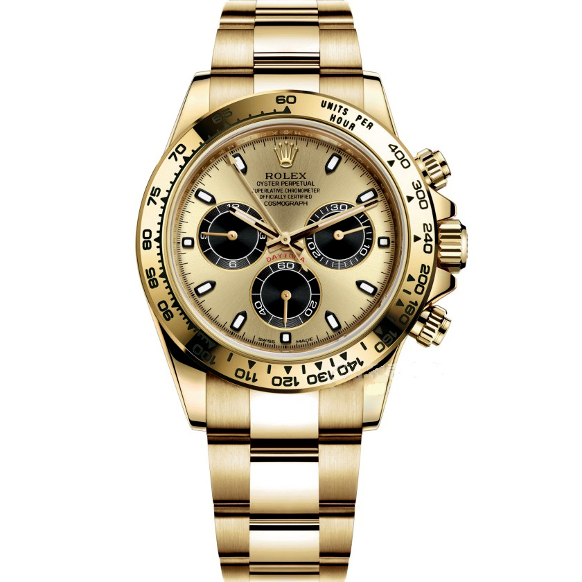 Rolex Daytona 18k Yellow Gold Oyster 40 mm 116508