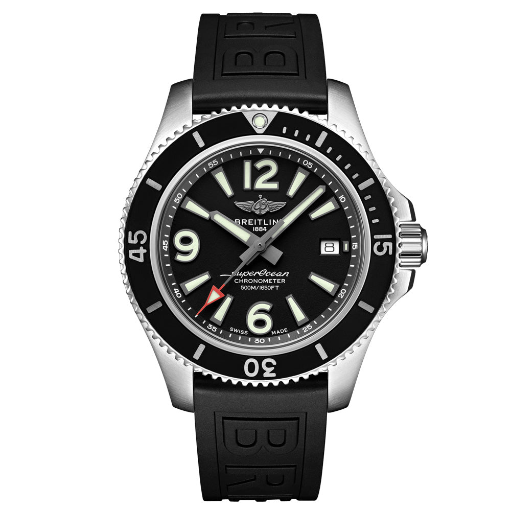 Breitling Superocean 42mm Black Dial Automatic Gents Watch A17366021B1S2
