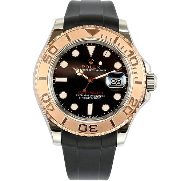 ROLEX Yacht Master 116655 Black Oysterflex