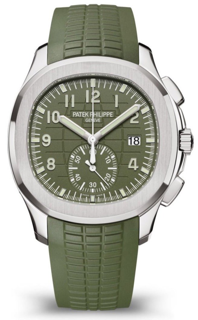 Patek Philippe Aquanaut Self Winding Green Dial Ref # 5968G 010