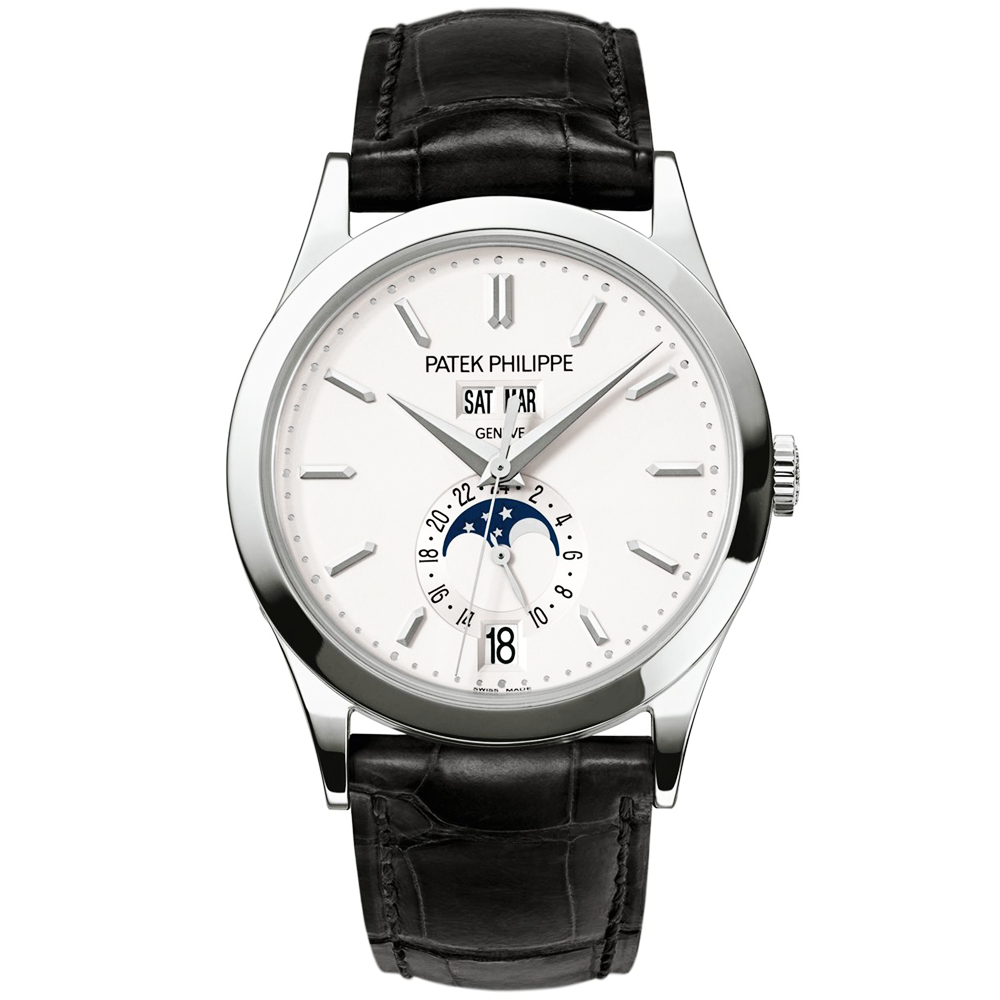 Patek Philippe Annual Calendar 38mm 18ct White Gold Men's Strap Watch