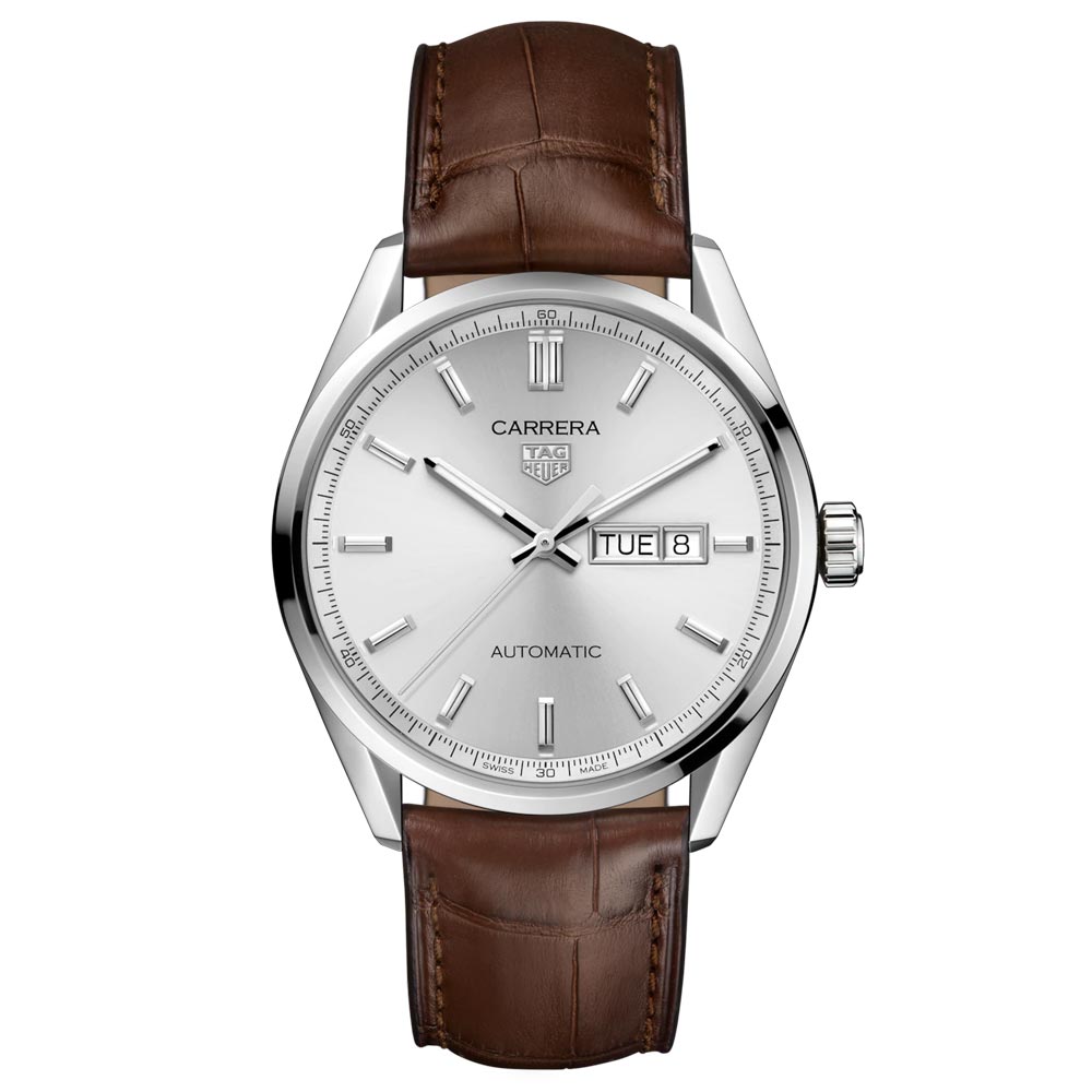 TAG Heuer Carrera Day Date 41mm Silver Dial Automatic Gents Watch WBN2011 FC6484