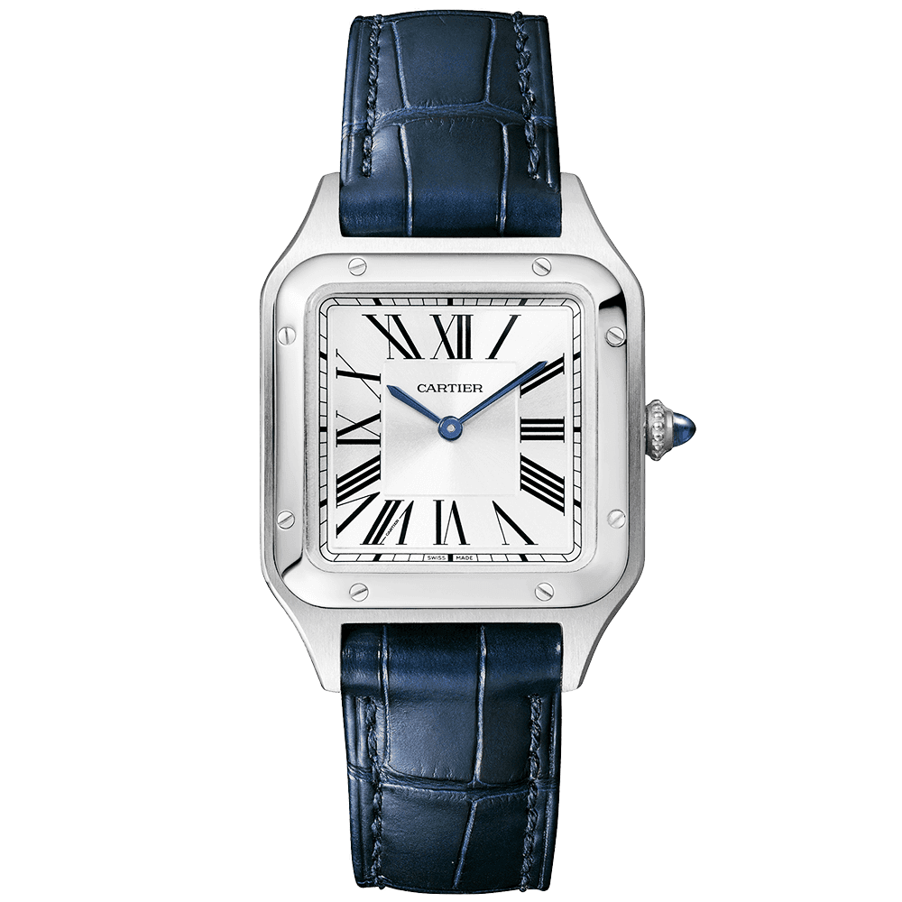 Cartier Santos Dumont Small Steel Strap Watch