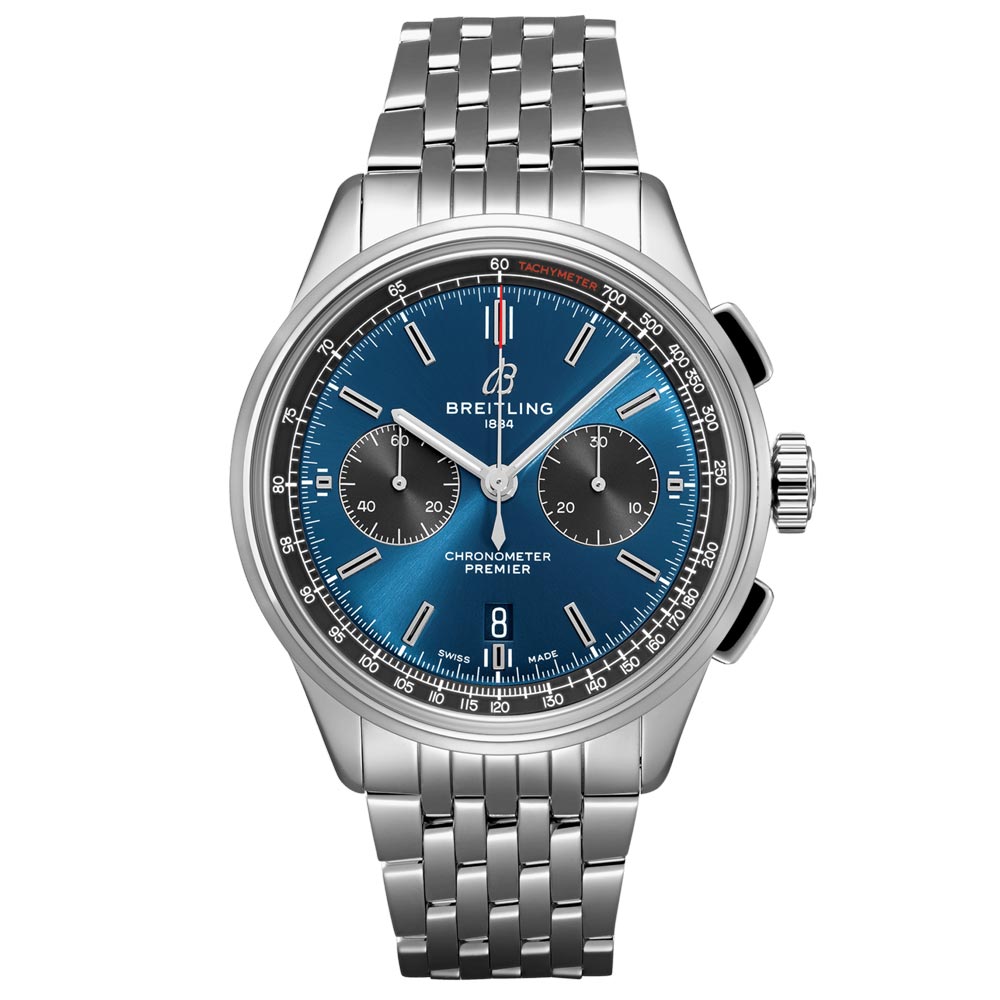 Breitling Premier B01 Chronograph 42mm Blue Dial Automatic Gents Watch AB0118A61C1A1
