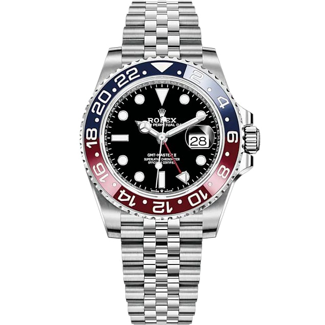 Rolex GMT Master II 40mm Stainless Steel m126710 Series Batman Pepsi