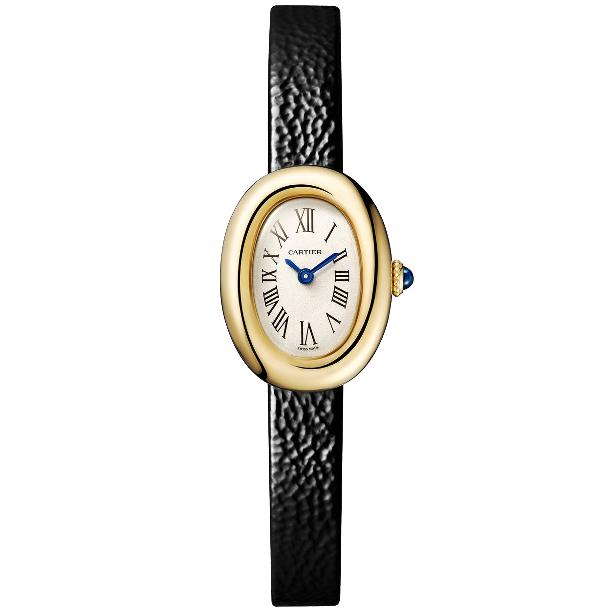 Cartier Baignoire Mini 18ct Yellow Gold Ladies Strap Watch