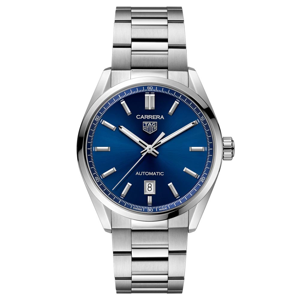 TAG Heuer Carrera 39mm Blue Dial Automatic Gents Watch WBN2112 BA0639
