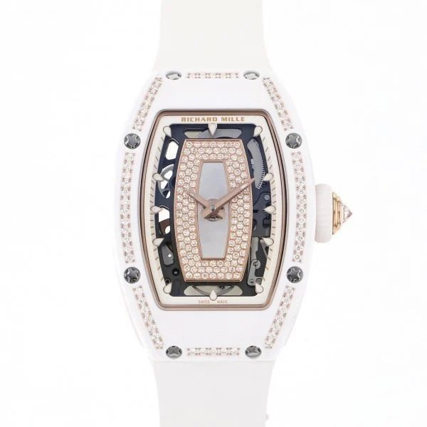 Richard Mille RM07 01 White Ceramic One Row
