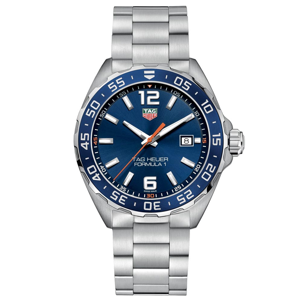 TAG Heuer Formula 1 43mm Blue Dial Quartz Gents Watch WAZ1010 BA0842
