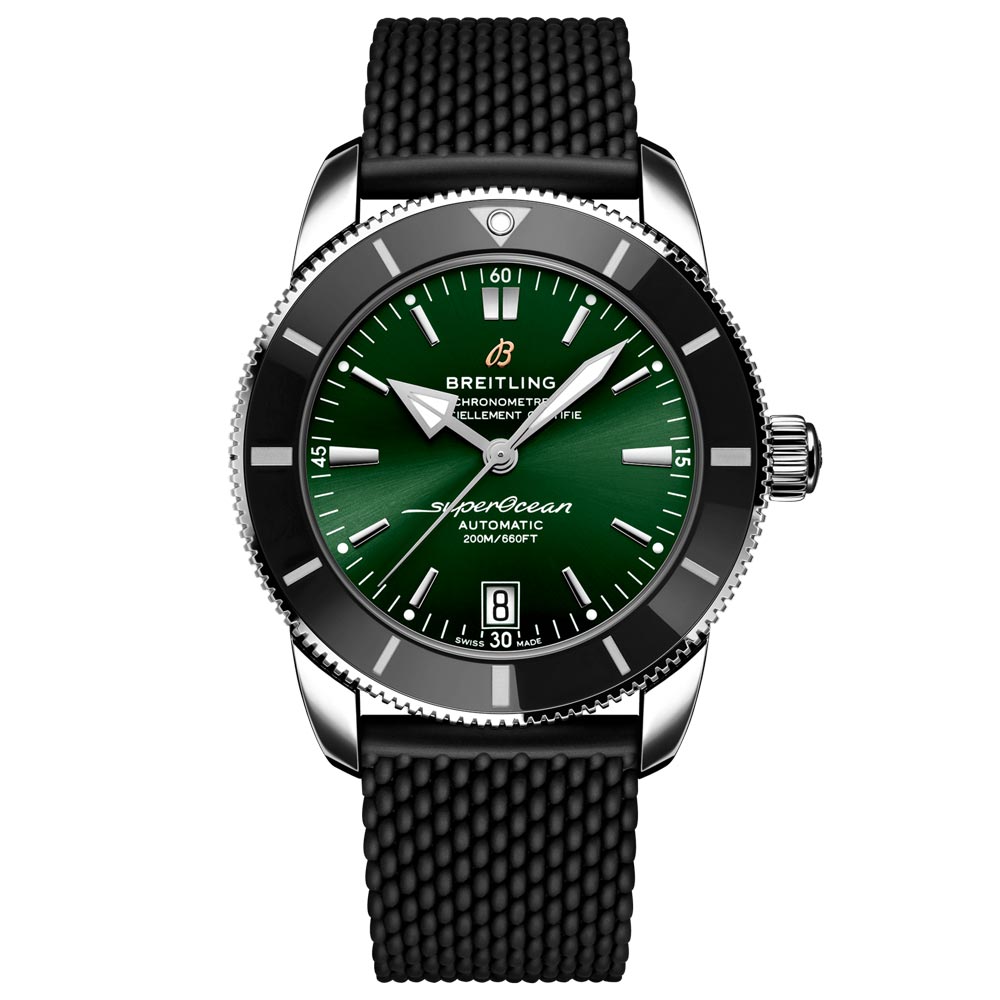 Breitling Superocean Heritage B20 42mm Green Dial Automatic Gents Watch AB2010121L1S1